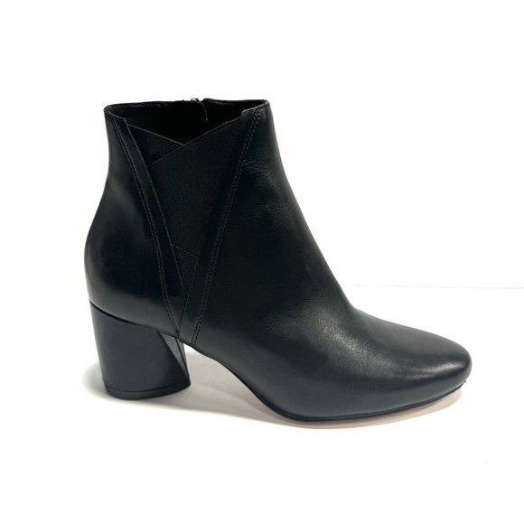 Naturalizer Womens Porsia Boot Black Leather Size 6 M - Picture 1 of 6